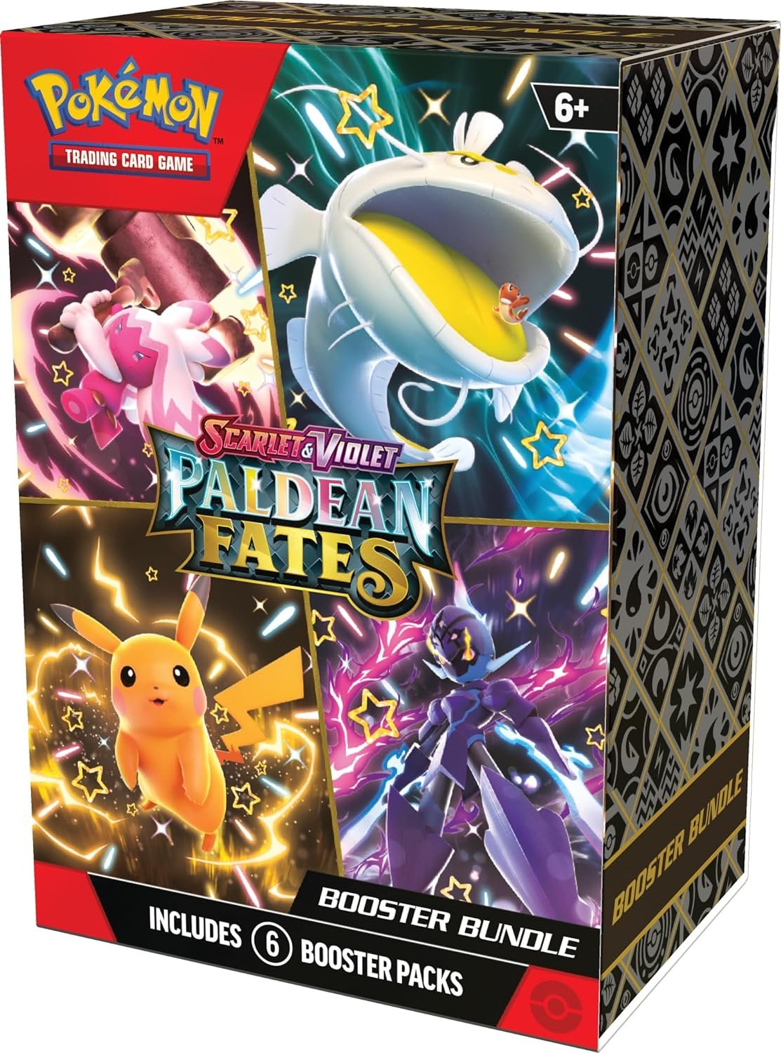 קלפי פוקימון בוסטר באנדל (6 חבילות) Pokémon TCG Scarlet & Violet Paldean Fates Bundle