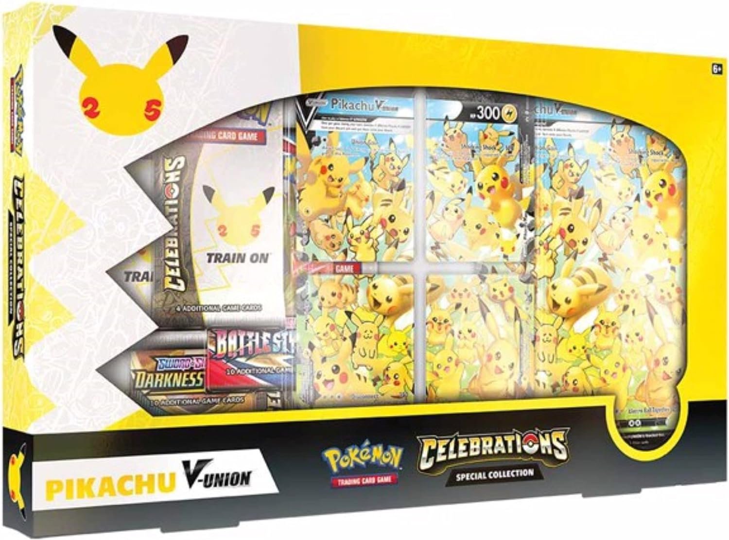 קלפי פוקימון חגיגת 25 שנה מארז Pokemon TCG: 25th Anniversary Pikachu V Union Collection
